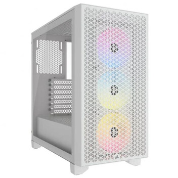 Corsair 3000D RGB AIRFLOW Cristal Templado USB 3.2 Blanca Corsair 3000D RGB AIRFLOW Cristal Templado USB 3.2 Blanca