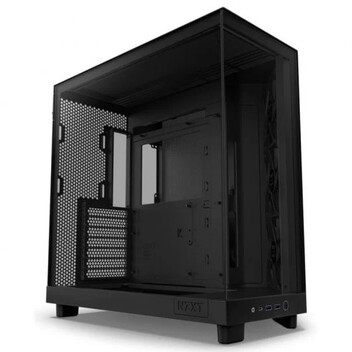 NZXT H6 Flow Mid Tower Cristal Templado USB-C Negra NZXT H6 Flow Mid Tower Cristal Templado USB-C Negra