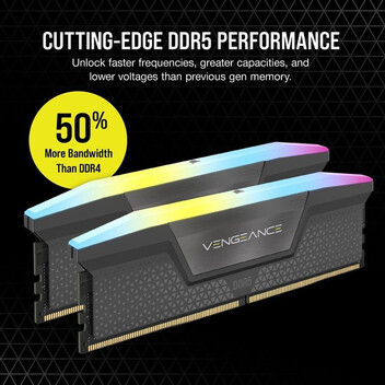 Corsair Vengeance RGB DDR5 4800MHz 32GB 2x16GB CL30 Optimizado AMD