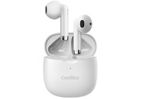CoolBox TWS-01 Auriculares Bluetooth TWS Blancos