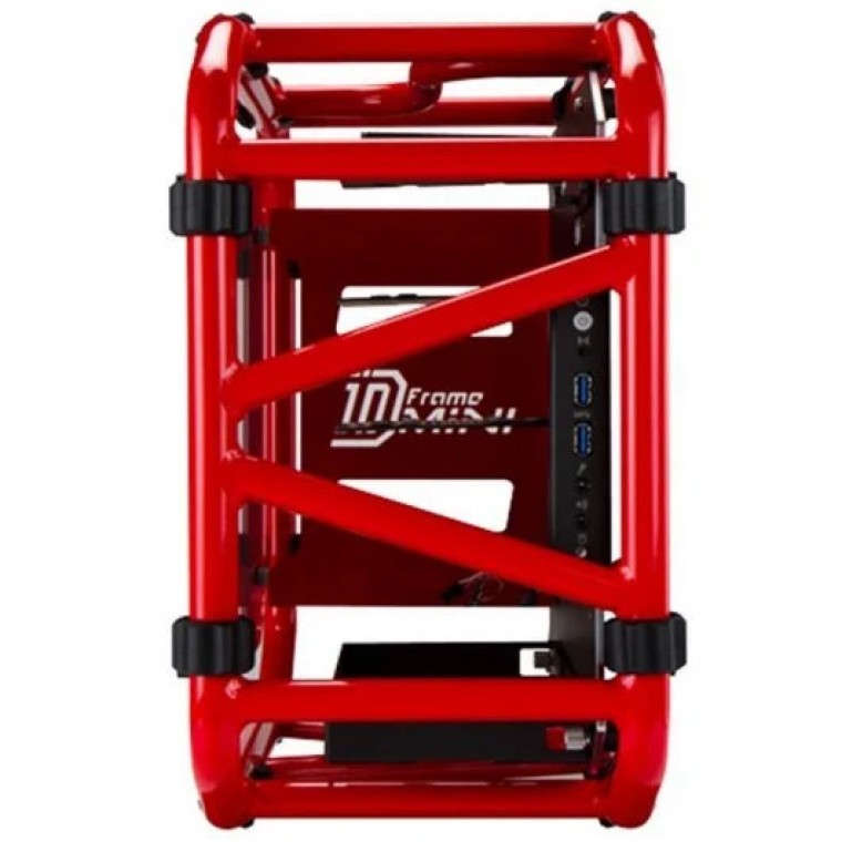 InWin D-Frame Mini Cristal Templado USB 3.0 Roja