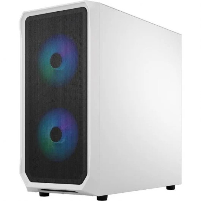 Fractal Design Focus 2 RGB Mid Tower Cristal Templado USB 3.2 Blanca