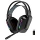 Forgeon Captain RGB Auriculares con Micrófono Inalámbricos Gaming Negros