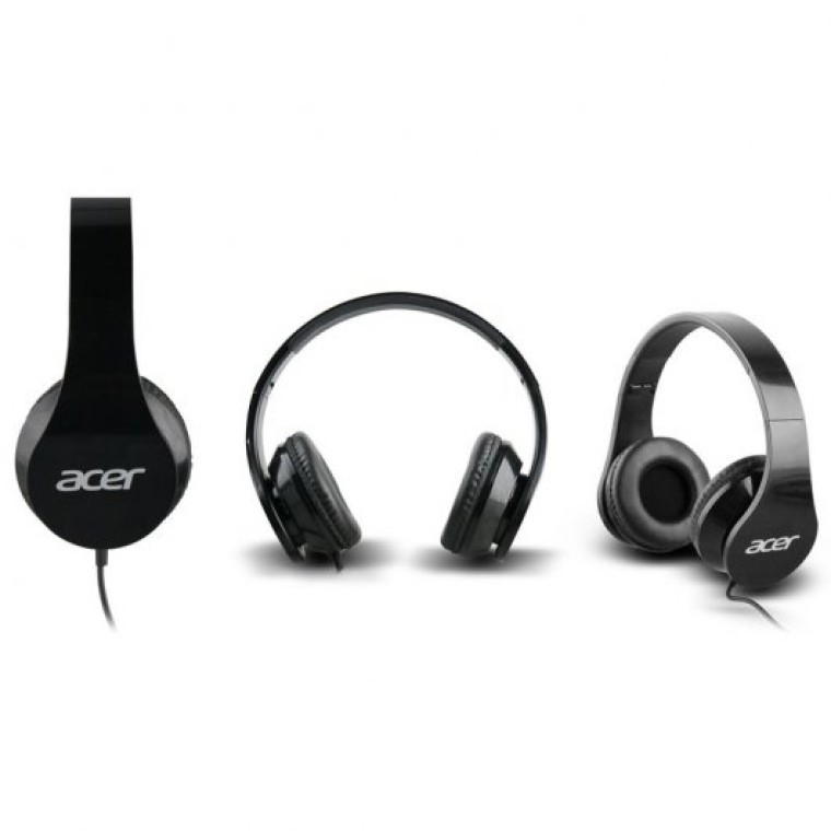 Auricular Headset Acer AHW115 Auriculares con Cable Negros