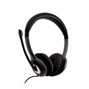 V7 HU521-2EP Auriculares USB Negros