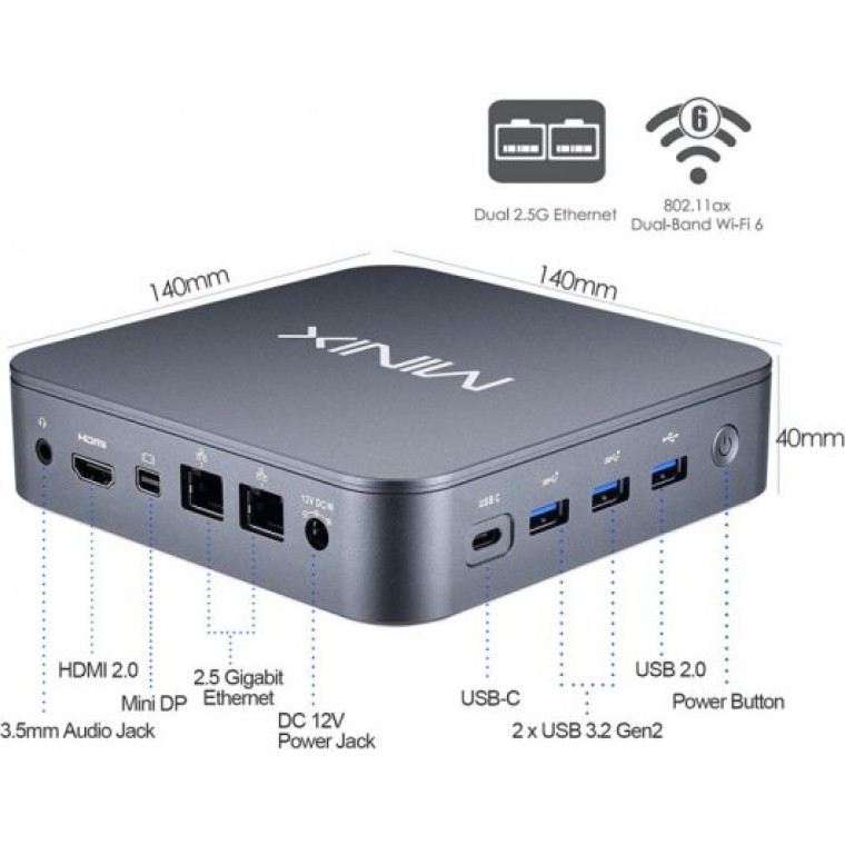 Minix J51-C8 Intel Celeron N5105/8GB/256GB SSD