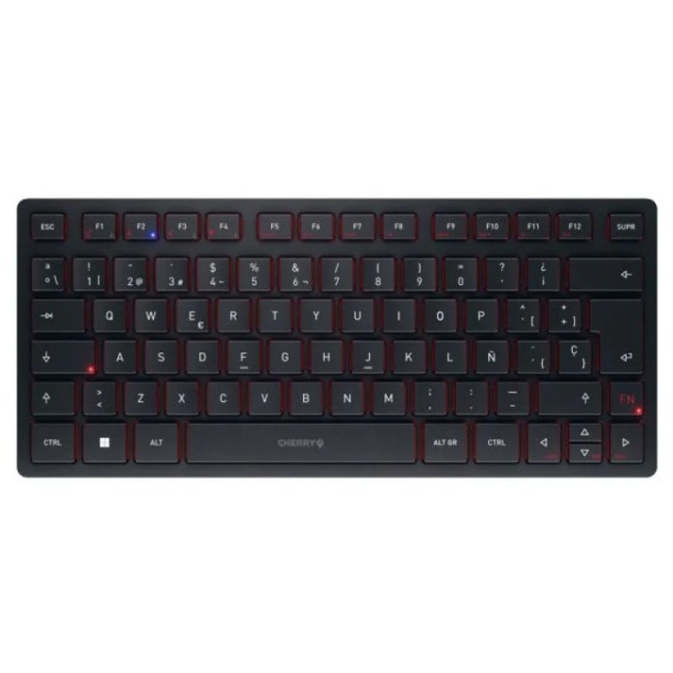 Cherry KW 9200 MINI Teclado Inalámbrico Bluetooth AZERTY Belga Negro