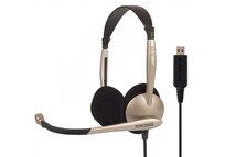 Koss CS100 USB Auriculares con Micrófono Beige Koss CS100 USB Auriculares con Micrófono Beige