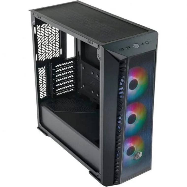 Cooler Master MasterBox MB520 Mesh Midi Tower ARGB Cristal Templado USB-C/3.2 Negra