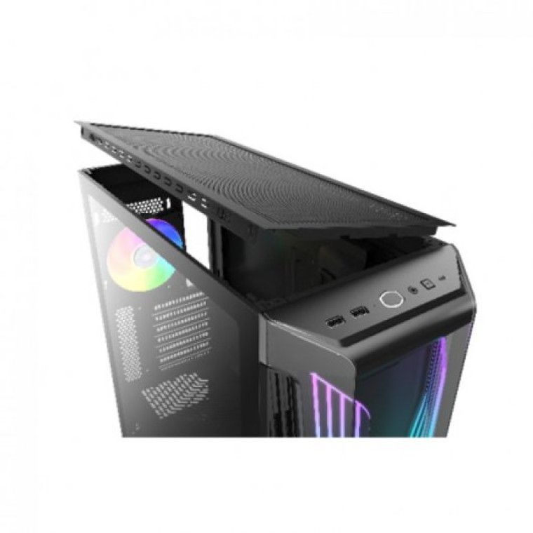 Cooler Master MasterBox 540 Cristal Templado USB 3.2 Negra