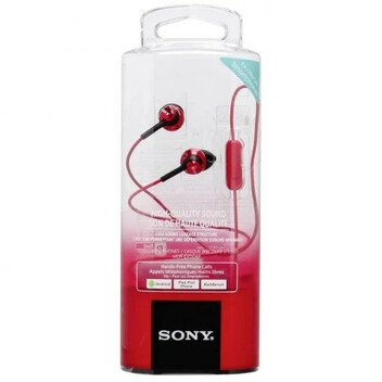Sony MDR-EX110AP Auriculares Rojos Sony MDR-EX110AP Auriculares Rojos