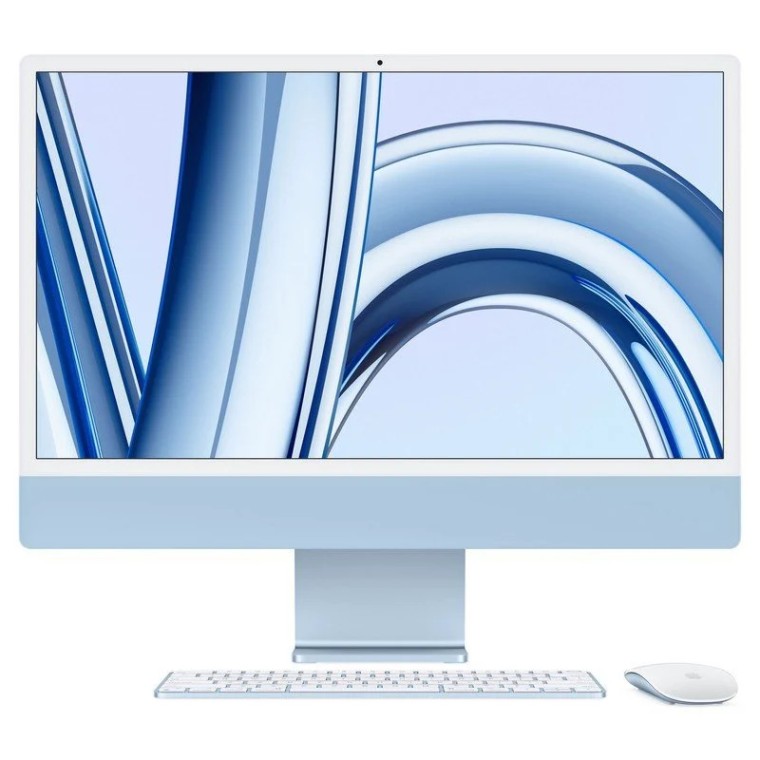 Apple iMac Apple M3/8GB/256GB SSD/10 Núcleos GPU/24" 4.5K Retina Azul