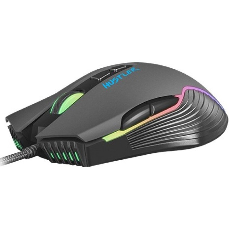 Fury Hustler Ratón Gaming 6400 DPI RGB