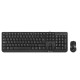 NGS Cocoa Kit Teclado Multimedia Qwerty Italiano + Ratón 1000 DPI USB Negro