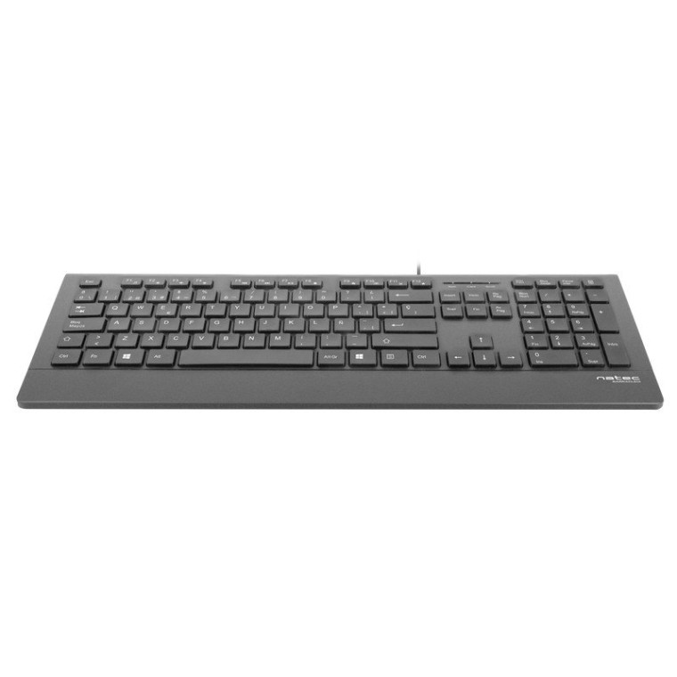 Natec Barracuda Slim Teclado Negro