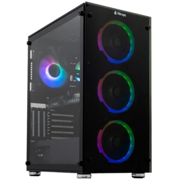 NitroPC Pack Gold Plus AMD Ryzen 5 5600X/16GB/1TB SSD/RTX 3050 + Monitor 24" FullHD