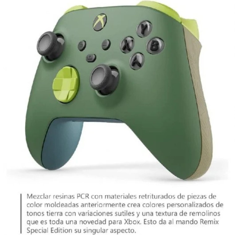 Microsoft Mando Inalámbrico para Xbox Series/One/PC/Android/iOS Remix Special Edition + Batería Reca