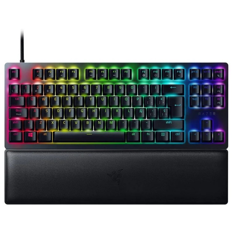 Razer Huntsman V2 TKL Teclado Mecánico Gaming RGB Switch Óptico Lineal Red