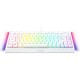 Razer BlackWidow V4 75% Teclado Mecánico Gaming RGB Layout USA Blanco