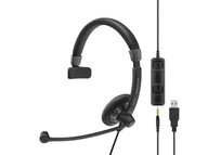 Sennheiser Epos SC 45 Auricular Monoaural USB Negro