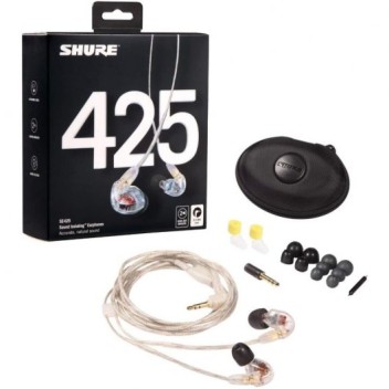 Shure SE425 Auriculares con Micrófono Transparentes Shure SE425 Auriculares con Micrófono Transparentes
