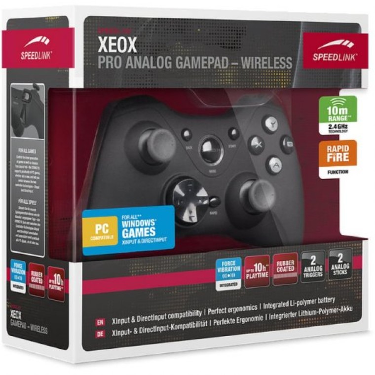 Speedlink Xeox Gamepad Mando Inalámbrico para PC