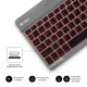 Subblim Smart Backlit Teclado Bluetooth Gris