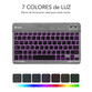 Subblim Smart Backlit Teclado Bluetooth Gris