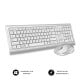 Subblim Combo Teclado + Ratón Inalámbrico Plata/Blanco