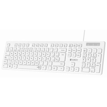 Subblim Business Slim Silencioso Teclado USB Blanco Subblim Business Slim Silencioso Teclado USB Blanco