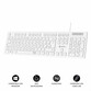 Subblim Business Slim Silencioso Teclado USB Blanco Subblim Business Slim Silencioso Teclado USB Blanco