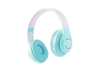 Kinsi B39M Auriculares Inalámbricos Bluetooth RGB Cian