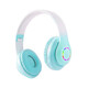 Kinsi B39M Auriculares Inalámbricos Bluetooth RGB Cian