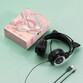 Kinsi SY-G35 Auriculares Gaming RGB con Orejas Negro Kinsi SY-G35 Auriculares Gaming RGB con Orejas Negro