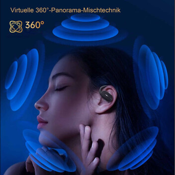 Kinsi HD313 Auriculares Inalámbricos Deportivos In-ear Negros