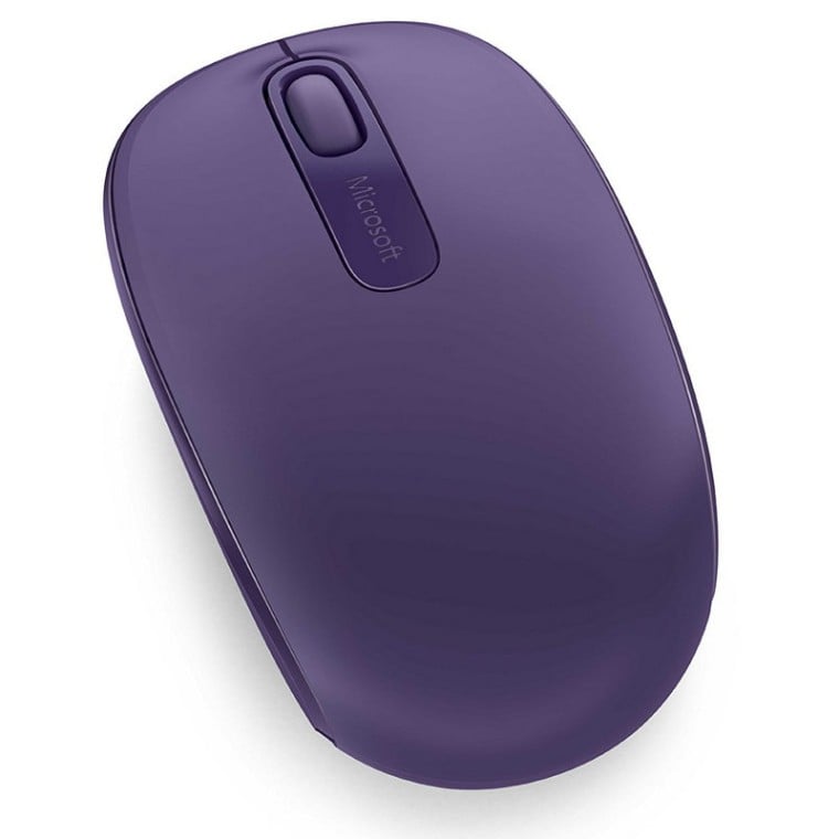 Microsoft Wireless Mobile Mouse 1850 Ratón Inalámbrico 1000DPI Morado