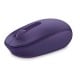 Microsoft Wireless Mobile Mouse 1850 Ratón Inalámbrico 1000DPI Morado