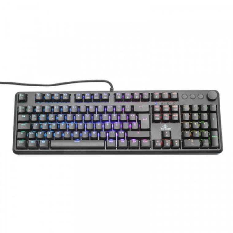 Yeyian Asward Series 3000 TKL Teclado Mecánico Gaming RGB Switch Rojo