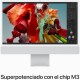 Apple iMac Apple M3/16GB/256GB SSD/8 Núcleos GPU/24" 4.5K Retina Plata