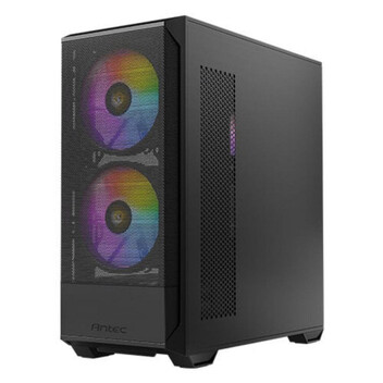 Torre PC Caja PC Antec NX416L Midi Tower Ventana Vidrio Templado RGB USB-C ATX/ITX/mATX Negra