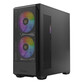 Torre PC Caja PC Antec NX416L Midi Tower Ventana Vidrio Templado RGB USB-C ATX/ITX/mATX Negra