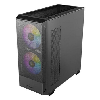 Torre PC Caja PC Antec NX416L Midi Tower Ventana Vidrio Templado RGB USB-C ATX/ITX/mATX Negra