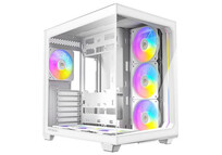 Torre PC Torre Antec C5 ATX Blanco Vidrio Templado 7 Ventiladores 285×469×400mm Sin Fuente