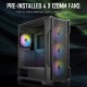 Antec AX90 RGB Midi Tower Cristal Templado USB 3.0 Negra