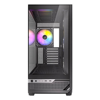 Torre PC Torre Antec C7 ARGB Cristal Templado ATX EATX ITX microATX 4 Ventiladores ARGB Negro