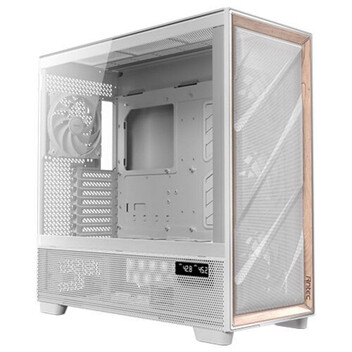 Torre PC Torre Antec FLUX PRO White EUV Full Tower Blanco Madera Vidrio Templado Gaming
