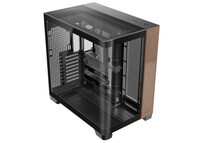Torre PC Caja PC Antec C8 Curve Wood Full Tower ATX ITX Vidrio Templado Acero Madera Negro
