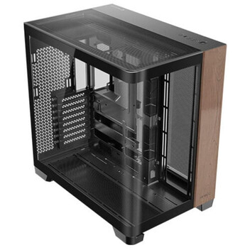 Torre PC Caja PC Antec C8 Curve Wood Full Tower ATX ITX Vidrio Templado Acero Madera Negro