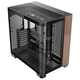 Torre PC Caja PC Antec C8 Curve Wood Full Tower ATX ITX Vidrio Templado Acero Madera Negro