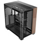 Torre PC Caja PC Antec C8 Curve Wood Full Tower ATX ITX Vidrio Templado Acero Madera Negro